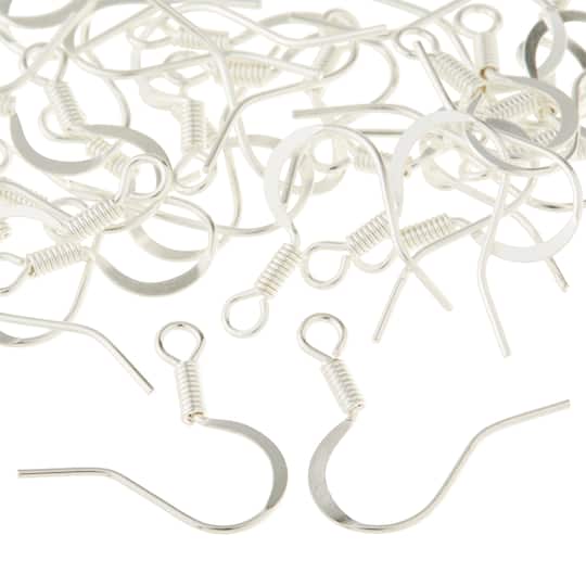 12 Pack: Flat Wire Fishhook Earrings by Bead Landing&#x2122;